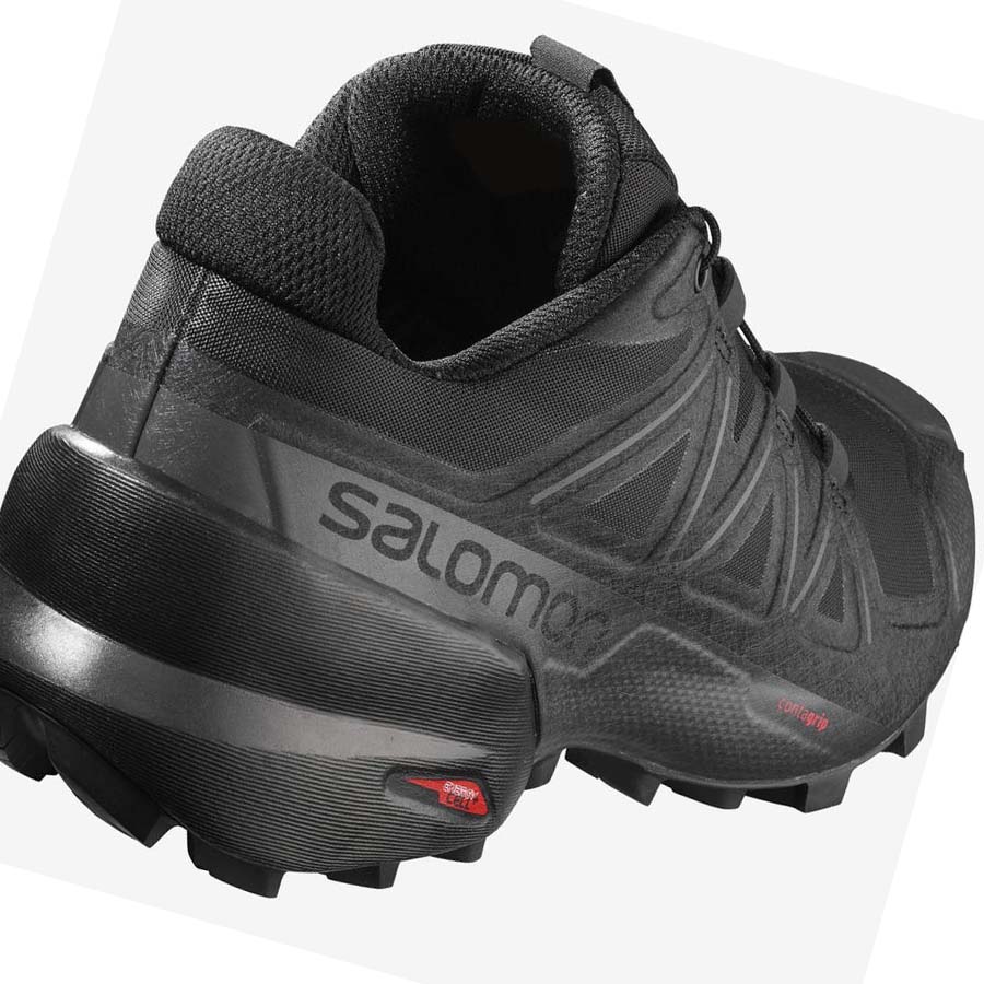 Salomon SPEEDCROSS 5 Trail Futócipő Női Fekete | HU 2880KOR